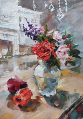 Roses and garnets. Mihaylenko Alina