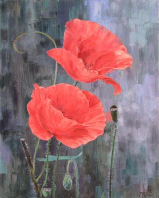 "Poppies". Krasovskaya Tatyana