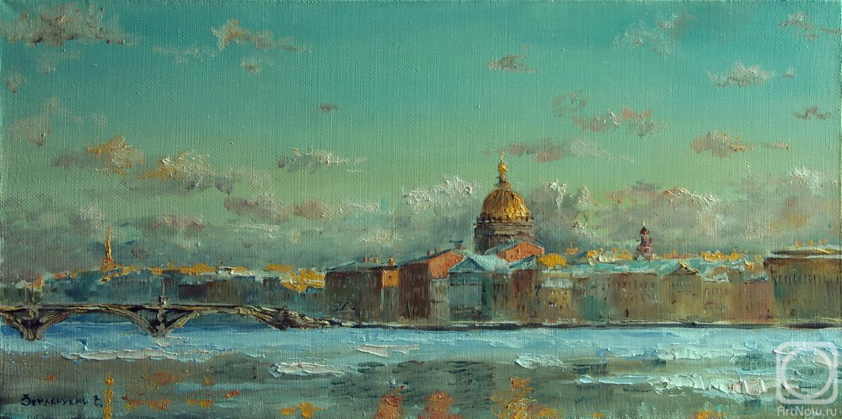 Zerrt Vadim. January on the Neva river (etude)