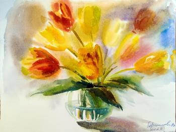 Study with tulips. Gerasimova Natalia