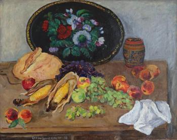 Bread and fruits. Stenshinskaya Nina