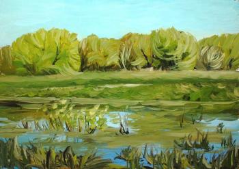 Willows (May Grass). Fyodorova-Popova Tatyana