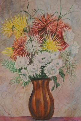 Bouquet of asters. Markova Tatyana