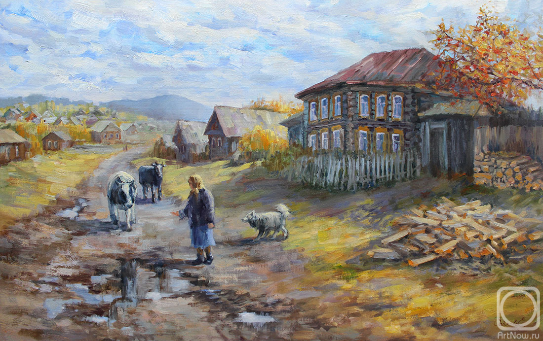 Tyutina-Zaykova Ekaterina. Staroutkinsk. Rural everyday life