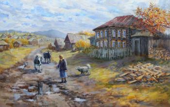 Staroutkinsk. Rural everyday life (Rural Life). Tyutina-Zaykova Ekaterina