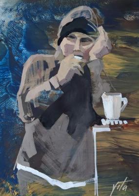 Coffee and cigarette (A Cigarette). Chizhova Viktoria