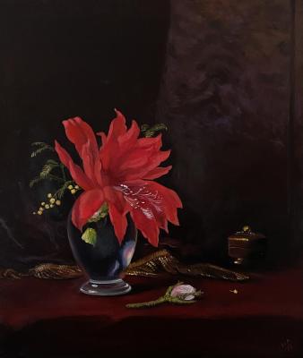 Scarlet flower. Osadchuk Nataliya