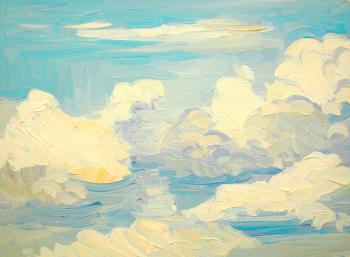 The clouds. Fyodorova-Popova Tatyana