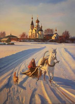 Winter (option) (Painting Winter In Russia). Kovalev Yurii