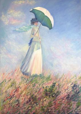 Girl with an umbrella. Osadchuk Nataliya