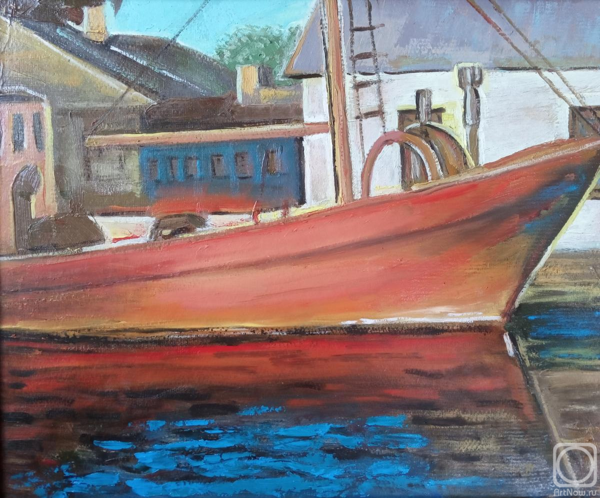 Lazarev Viktor. Old longboat