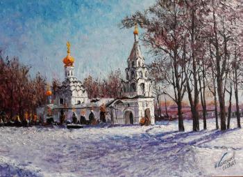 March sun in the Donskoy Monastery (Our Lady Of The Don). Konturiev Vaycheslav