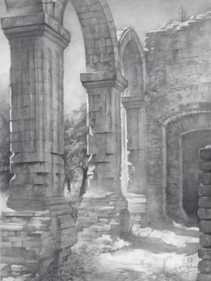 Ruins. Tsaritsino