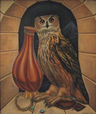 Eagle owl. Vdovina Elena