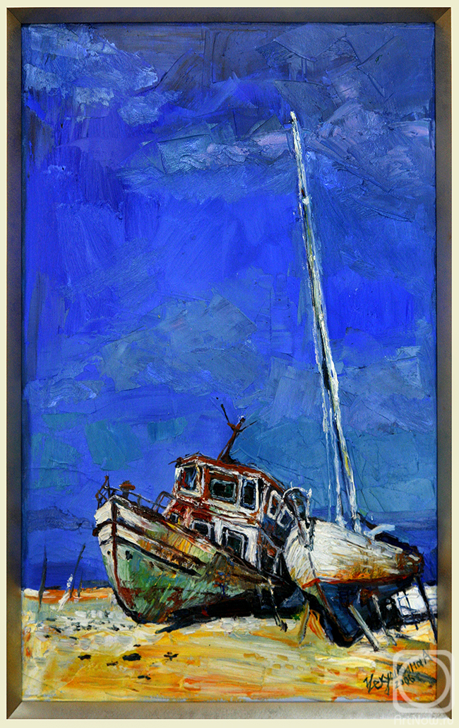 Chekushkina Anna. Old sea dogs