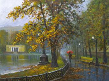 Autumn at the Patriarchal (Patriarch S Pond). Solovyev Sergey