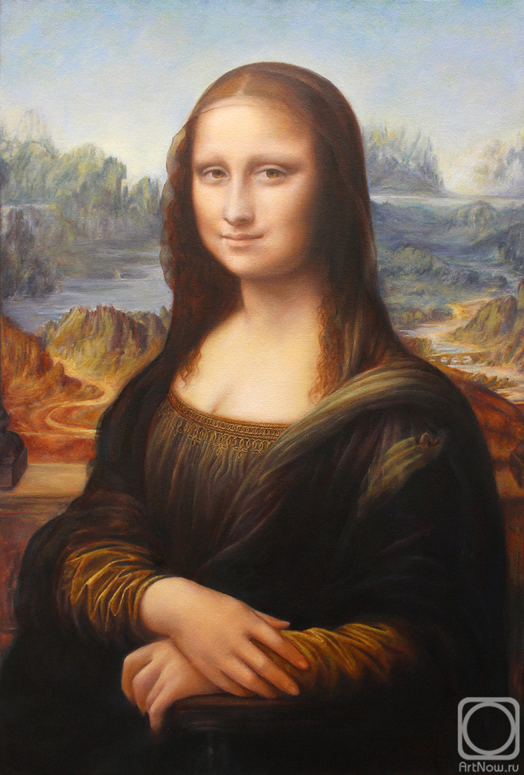 Tyutina-Zaykova Ekaterina. Mona Lisa. A copy of Leonardo da Vinci
