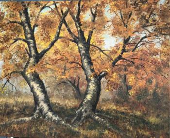 Painting Two trees.. Kirilina Nadezhda