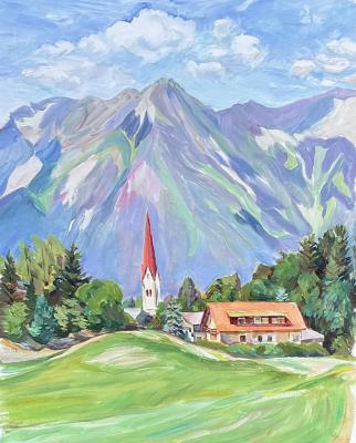 Tyrol. In the vicinity of Innsbruck (The Catholic Church). Saitgareeva Rimma