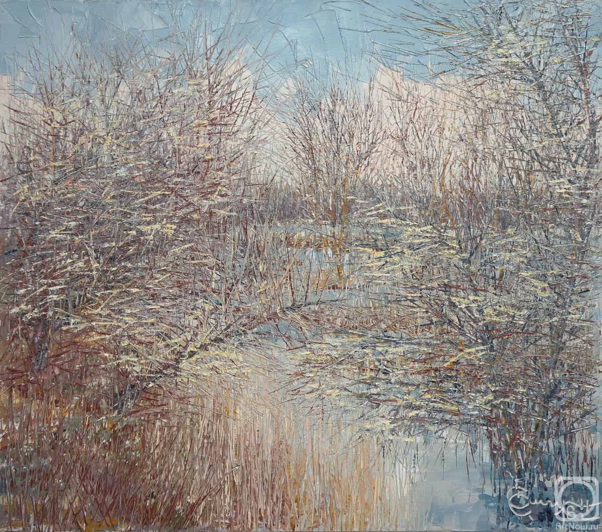 Smirnov Sergey. Willows over the river