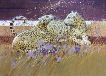Leopards (Predators Painting). Komarova Elena