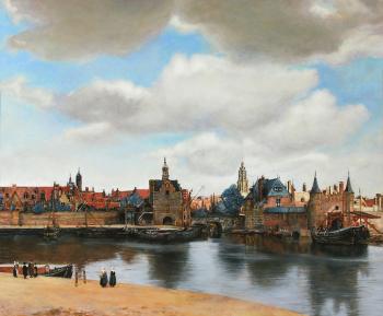 View of Delft. Copy. Jan Vermeer. Tyutina-Zaykova Ekaterina