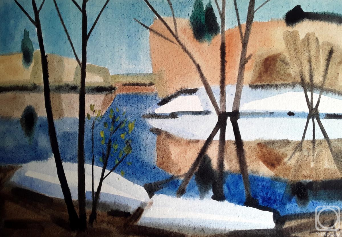 Knecht Aleksander. In spring