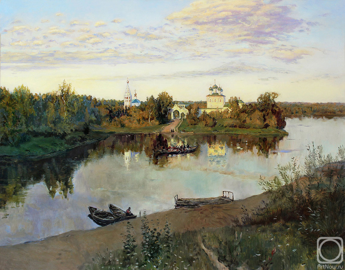 Tyutina-Zaykova Ekaterina. The evening bell. Copy. Isaac Levitan