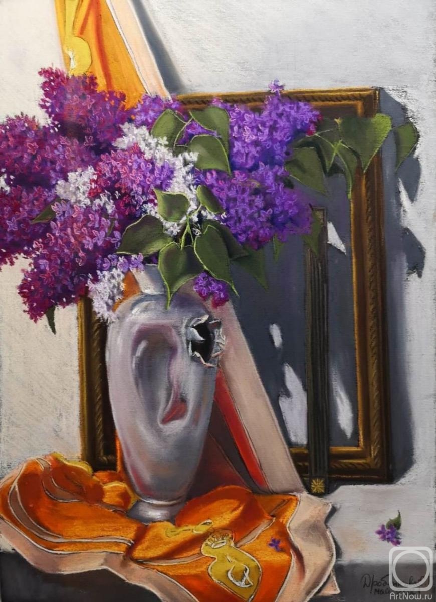 Drobenkova Elena. Lilac bush, still life