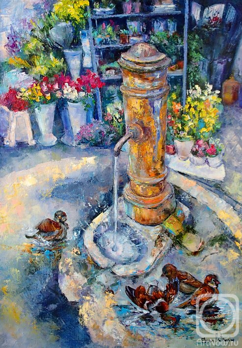 Ostraya Elena. Flower fountain