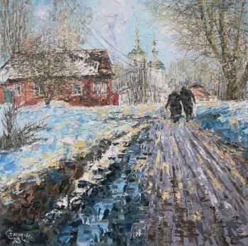 Road to church (Easter Decorations). Smirnov Sergey