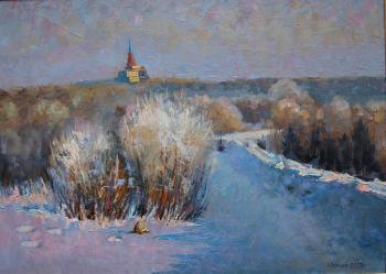 Frost. The road to the Mingerskaya Tower. Chernyy Alexandr