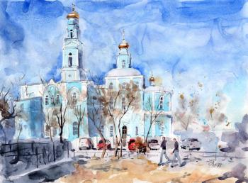 Sunny April. Church of the Ascension, Yekaterinburg. Poygina Elena