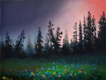 Night glow (Night Forest). Stolyarov Vadim