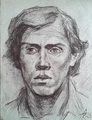 Portrait of a young man. Knecht Aleksander