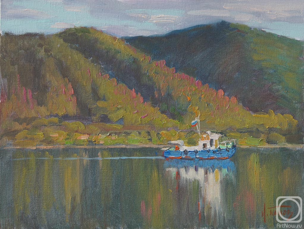 Panov Igor. Under the evening mountains