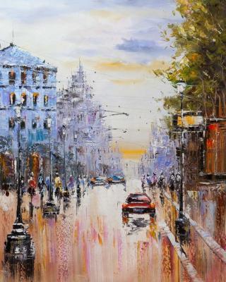 On city streets N6 (Painting As A Gift For Any Occas). Vevers Christina