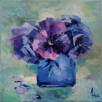 Simple blue bouquet (Simple Flowers). Noskova Lyudmila
