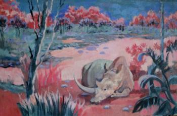 Dreaming Rhinoceros (Moskaleva). Moskaleva Irina
