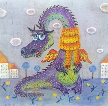 Fairy dragon. Razina Elena