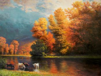  On_the_Saco ( ,  (Bierstadt Albert) 1830-1902)