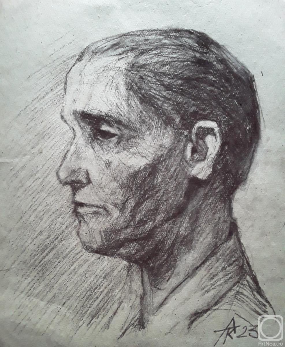 Knecht Aleksander. Portrait of an elderly man