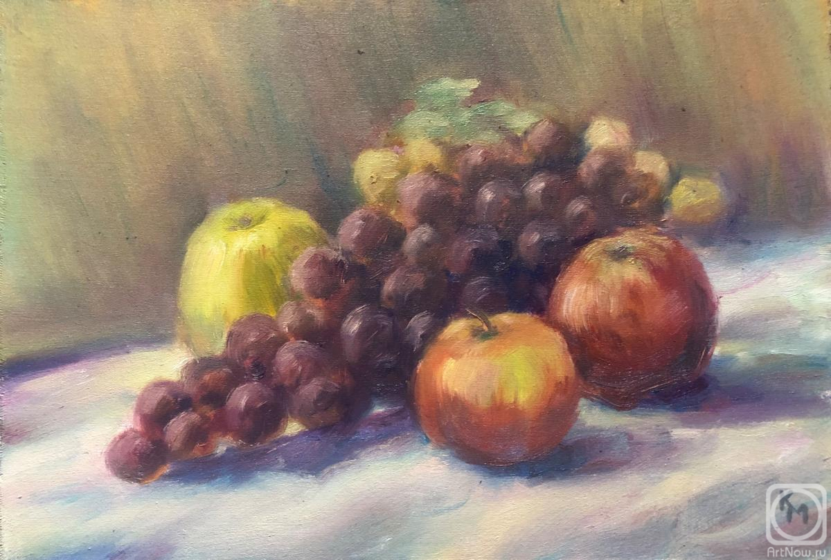 Malnev Konstantin. Still life with grapes