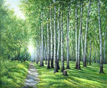 Birch grove. Dzhurabaev Farhad