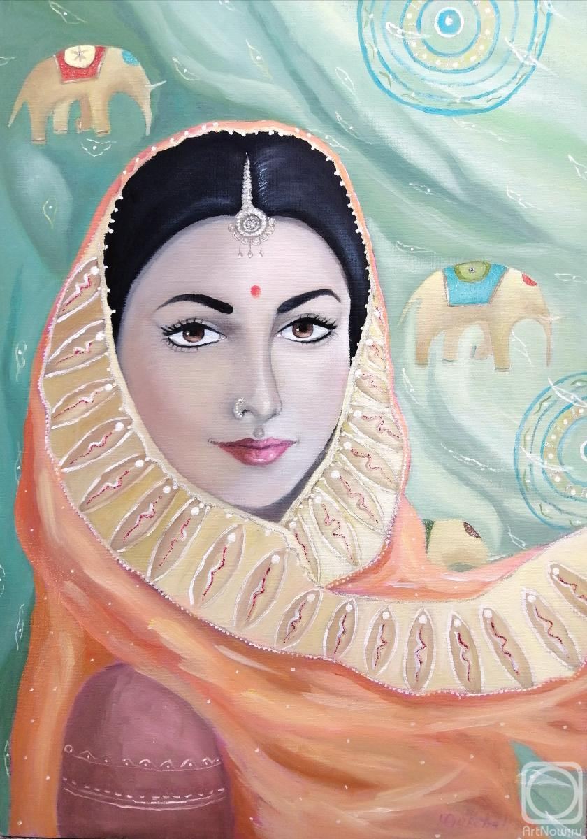 Yushkova Natalia. Indian paints