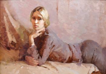 Korotkov Valentin Stepanovich. Portrait of a woman