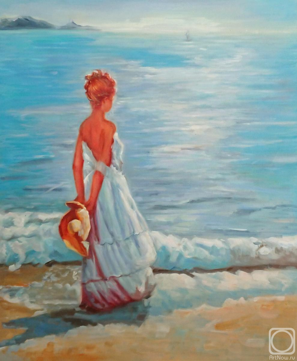 Minaev Sergey. Girl on the beach