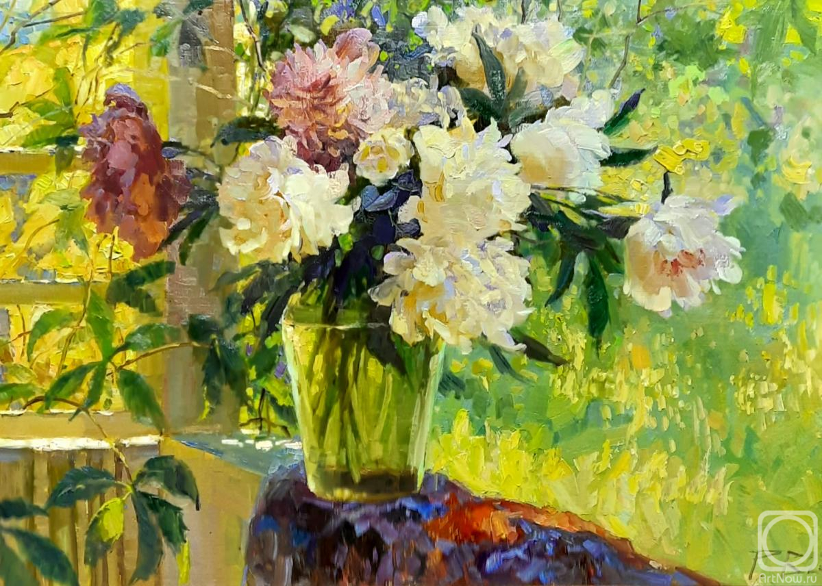 Ryzhenko Vladimir. Flowers on the veranda