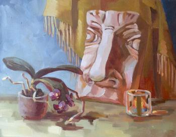 An invitation to reflection (Orchid Wall Art). Scherilya Svetlana