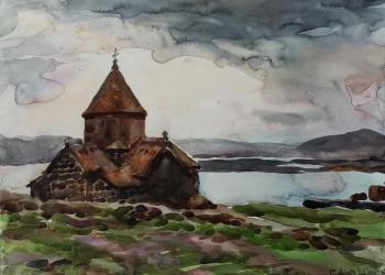 Lake Sevan, Church of Surb Arakelots (Holy Apostles) (12 Apostles). Dobrovolskaya Gayane